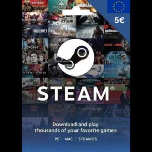 steam wallet 5€ (europe)
