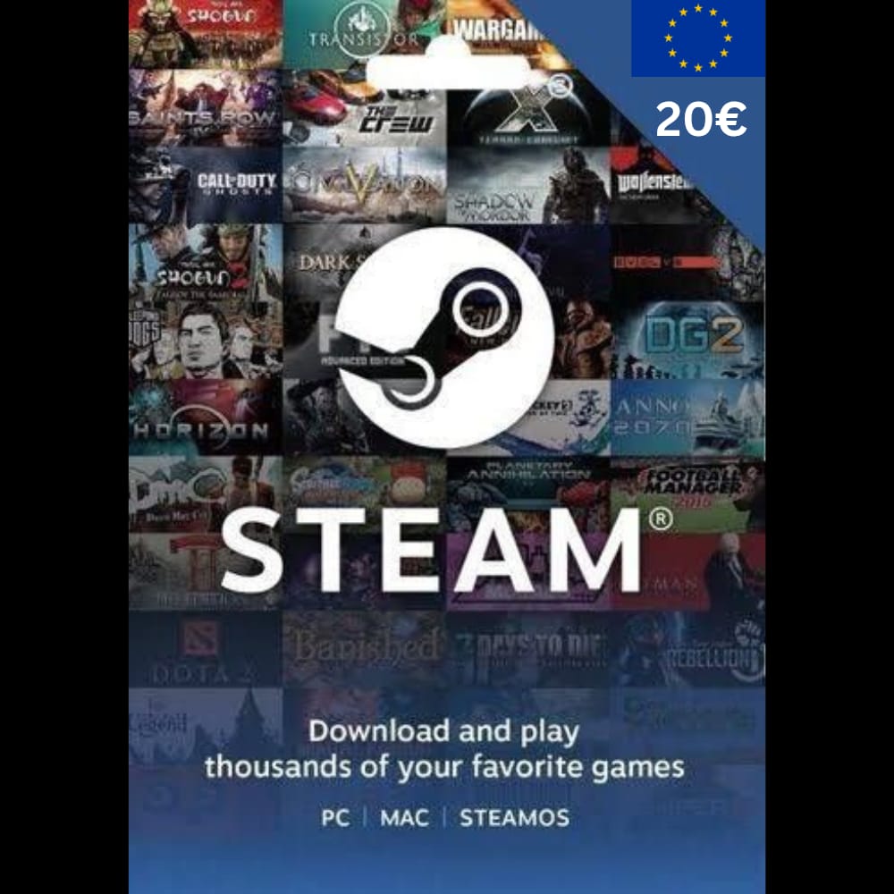 steam wallet 20€ (europe) steam wallet 20€ (europe)